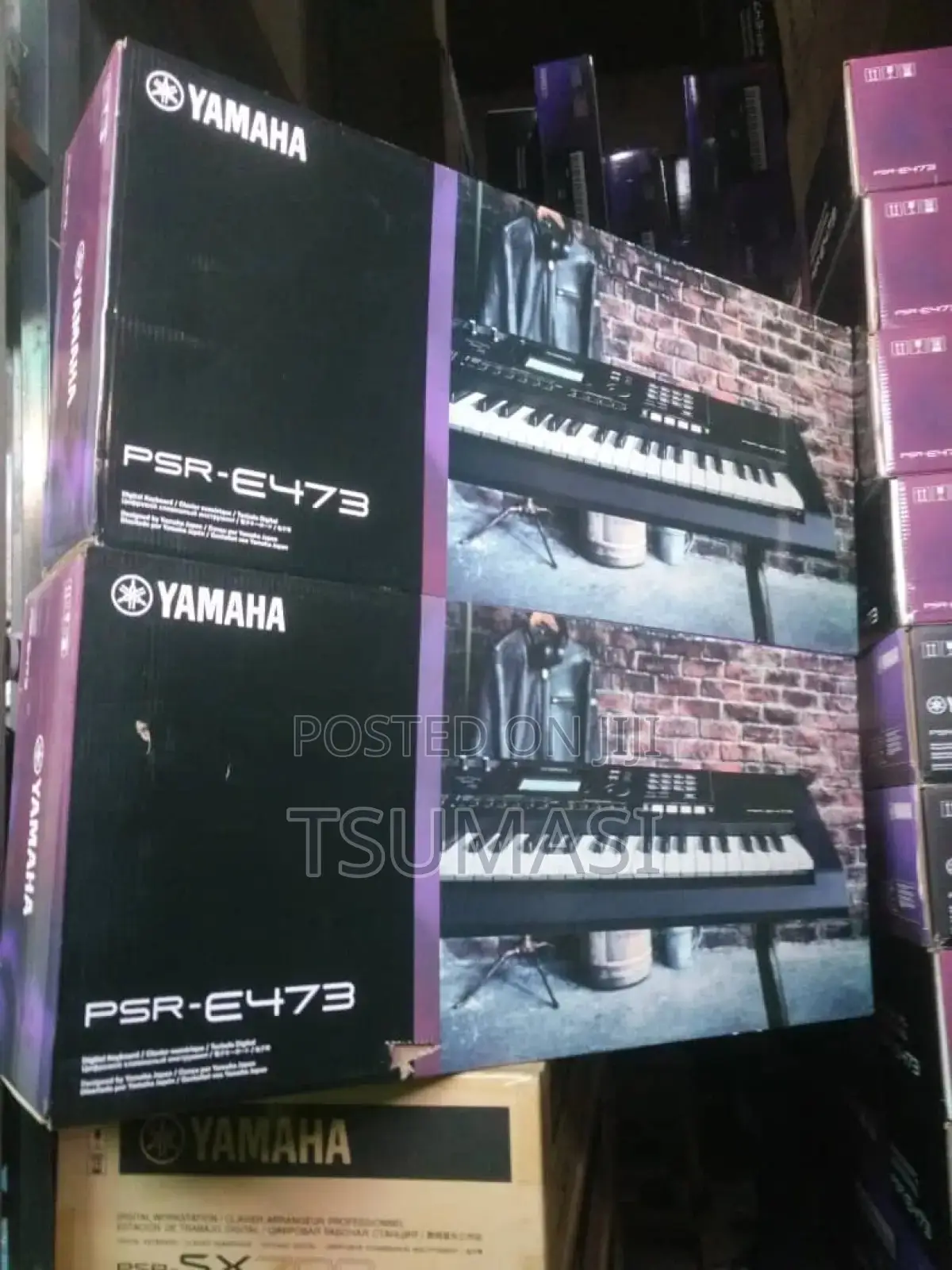 Yamaha PSR-E473 61-Key Portable Keyboard.