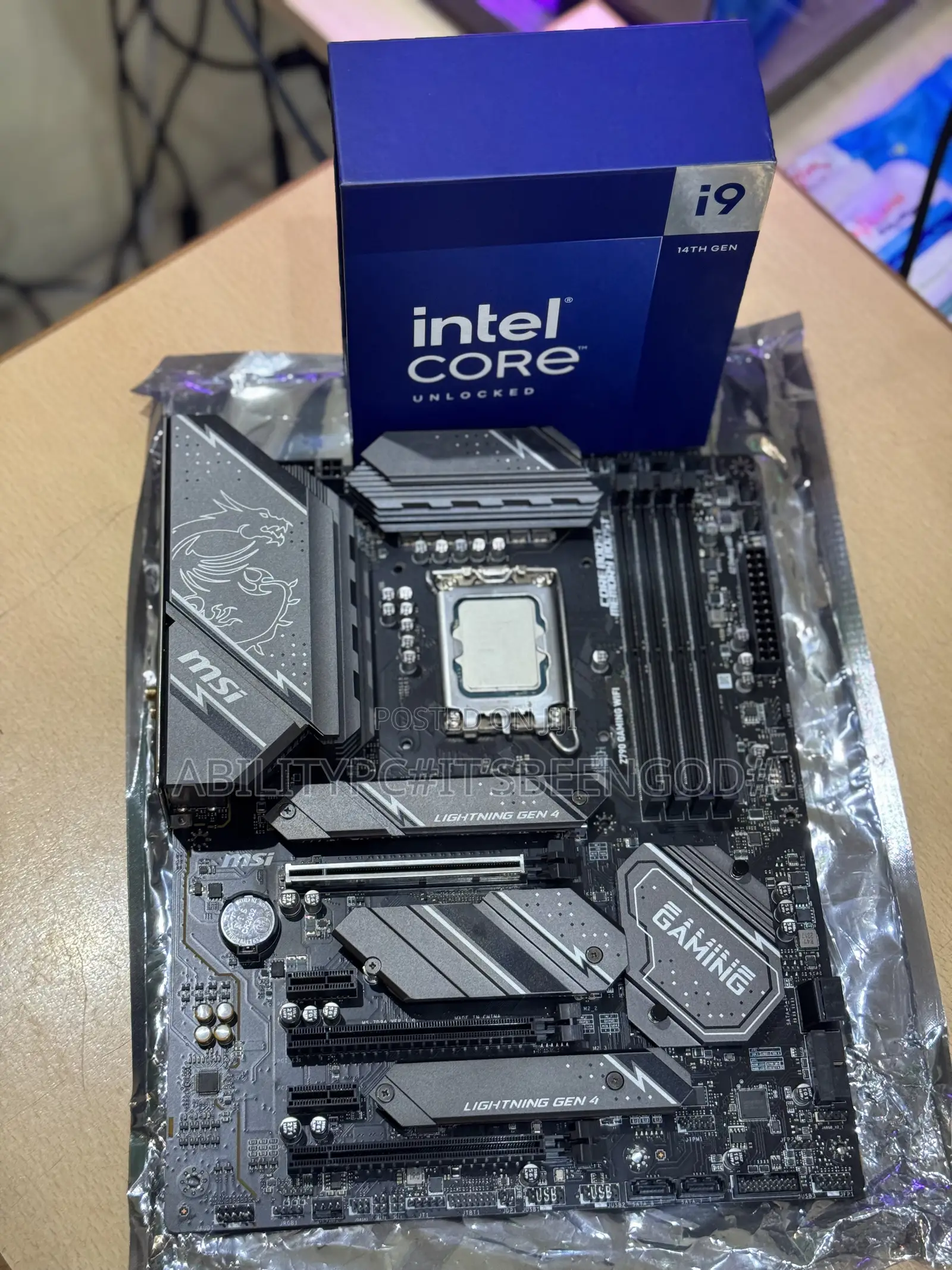 I9 14th 14900k & Msi Z790 WiFi Gaming Board