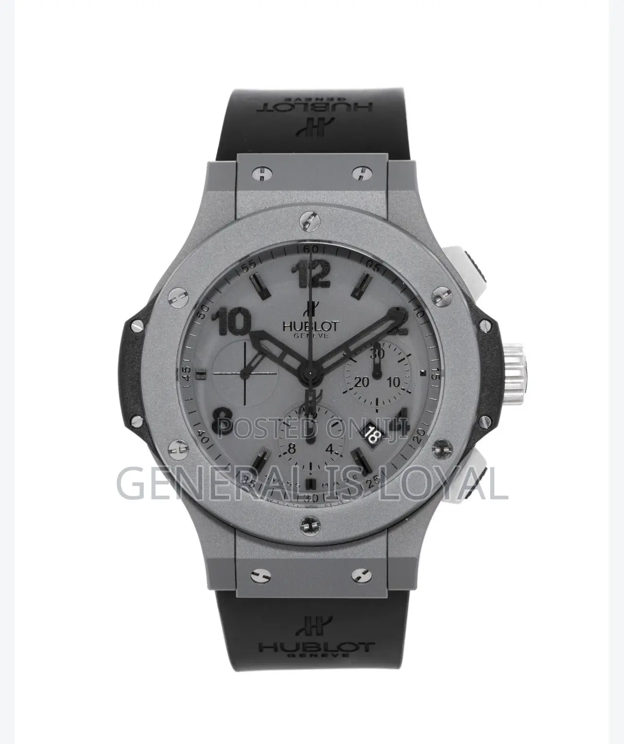 Hublot Big Bang Chrono Tantalum Gray Dial 44mm With Silicone Strap