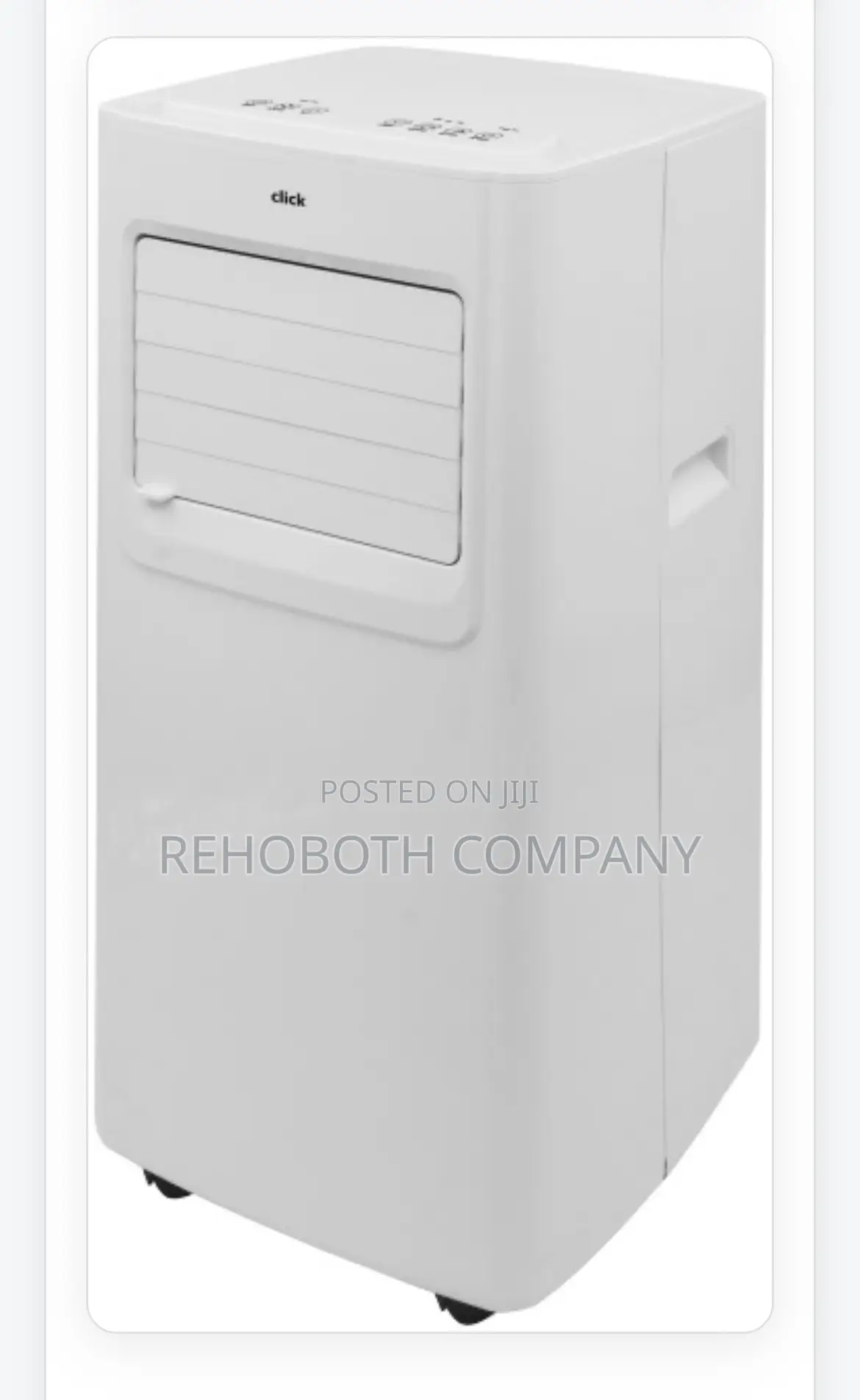 Click Portable Air Conditioner 7000 BTU