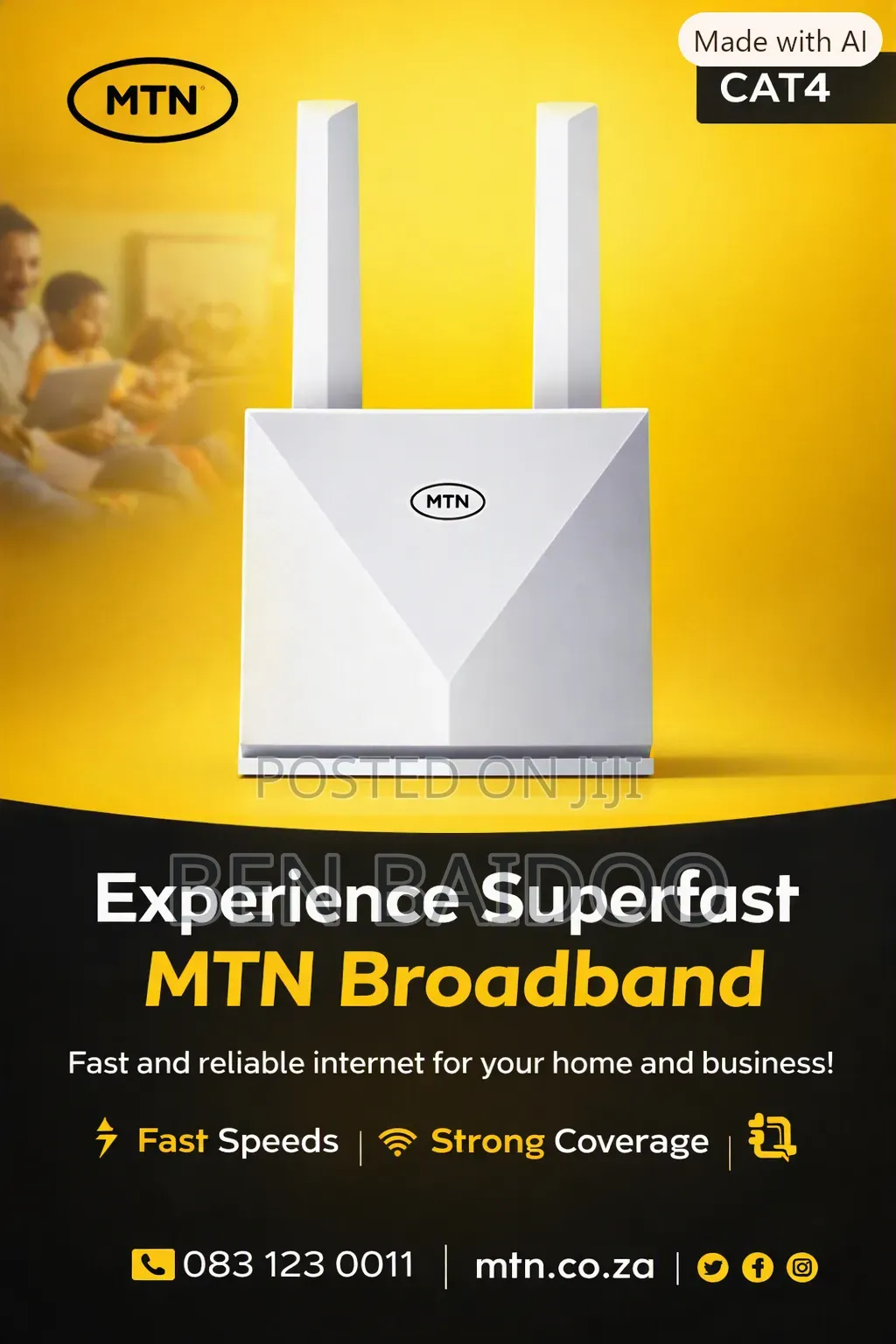 MTN Cat 4 Router (Strong Coverage)