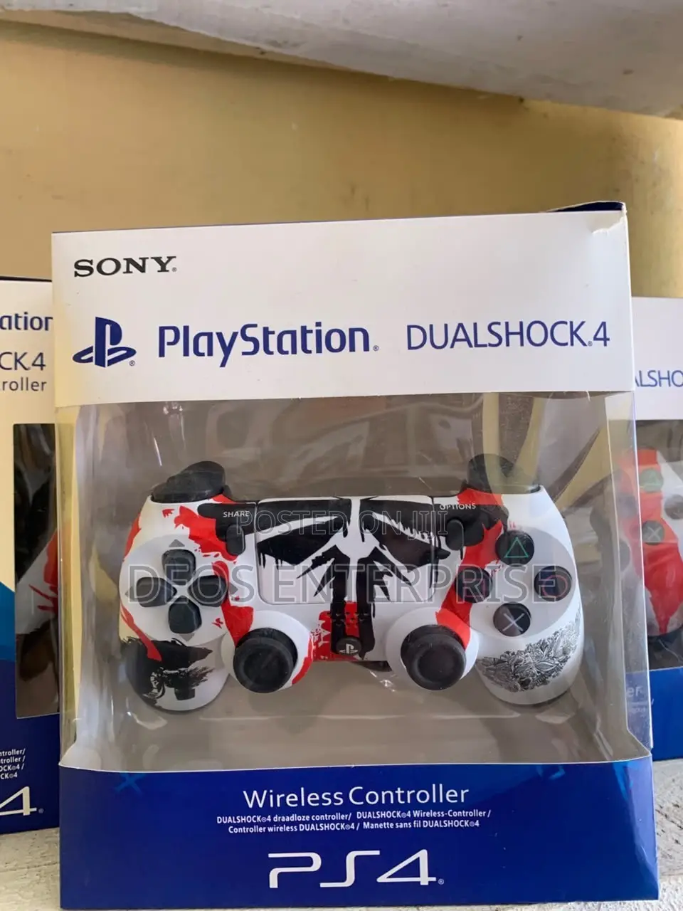 Wireless Symbol PS4 Controller
