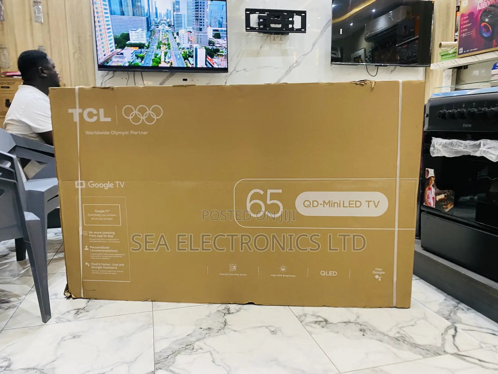 Brand New TCL 65” QD-mini Led 4k Google TV