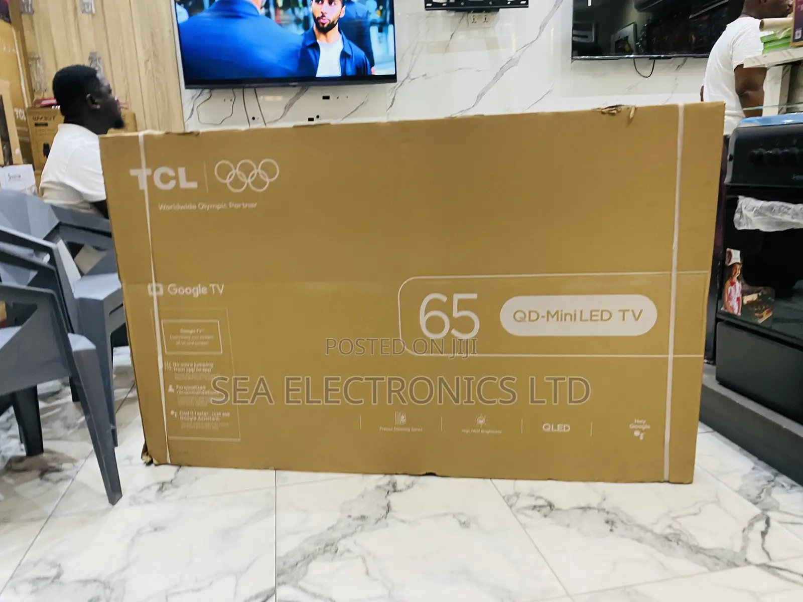 TCL 65” 4k HDR Premium Qd-Mini Led Google TV (65c6k)