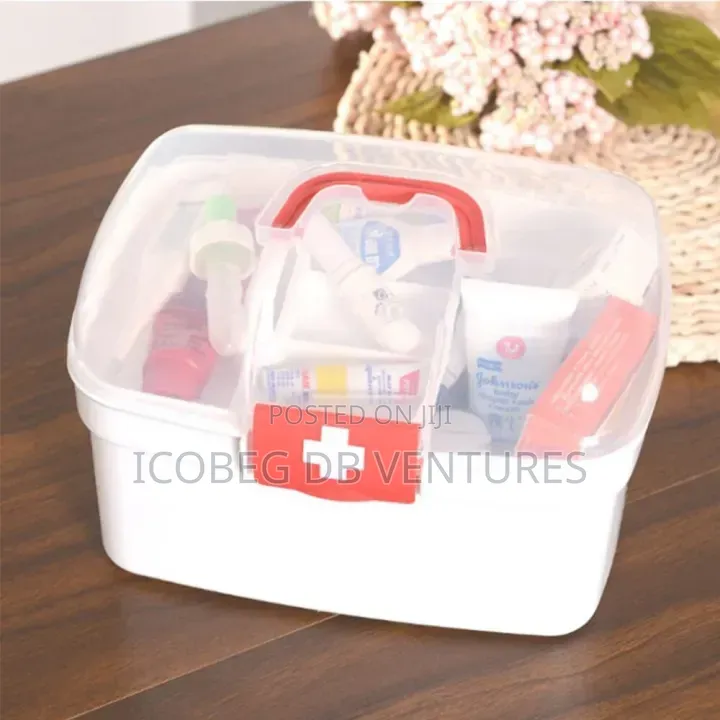 Empty First Aid Box Medium Size Plastic Box