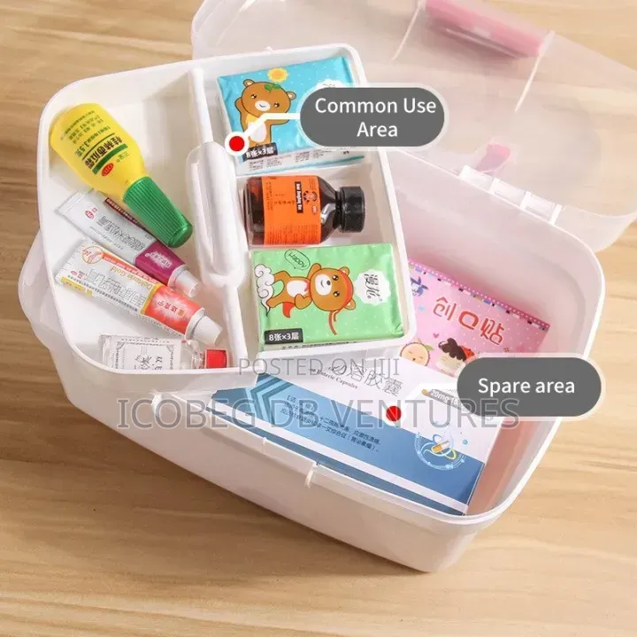 Empty First Aid Box Medium Size Plastic Box