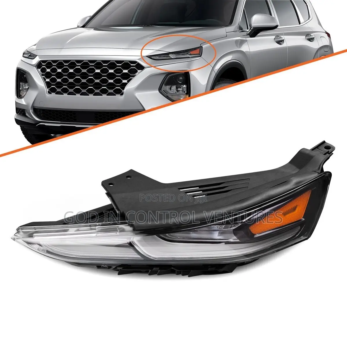 Santa Fe 2022 Top Headlight