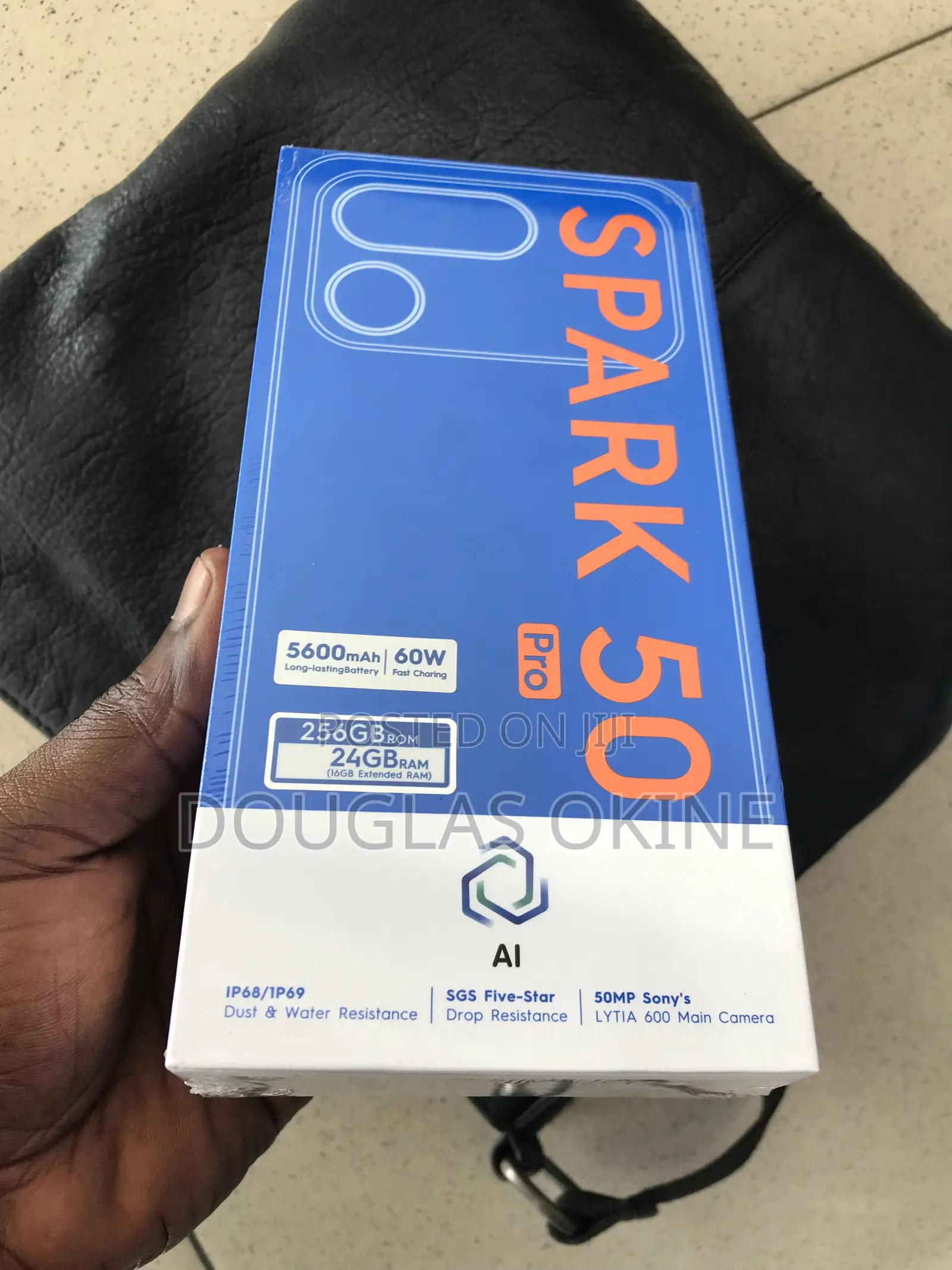 New Tecno Spark 50 Pro 256 GB Black
