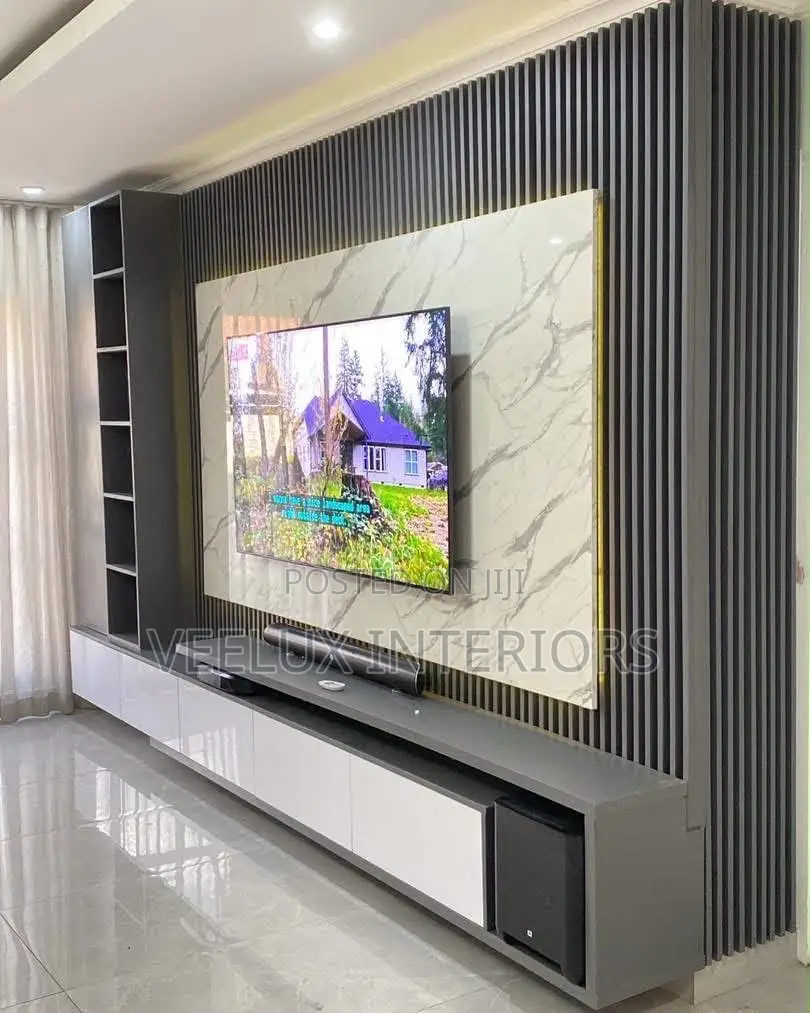 Hmodern Handleless Kitchen Cabinet With Glass Doors Drawers