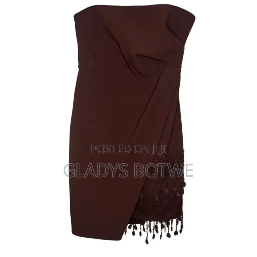New River Island Strapless Midi Dress. Uk Size; 14