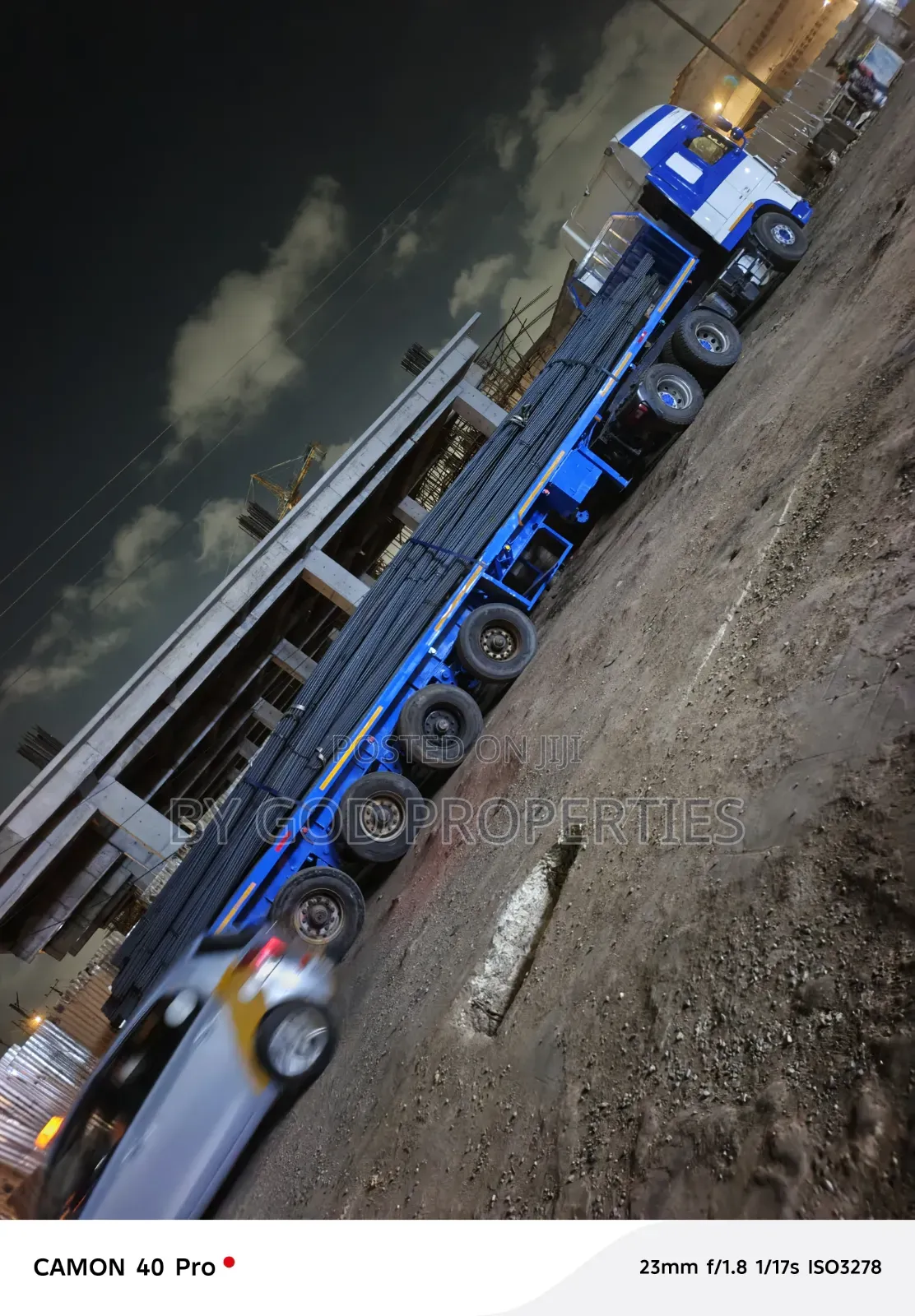 DAF XF105-510 and Trailer Going for Cool Prize