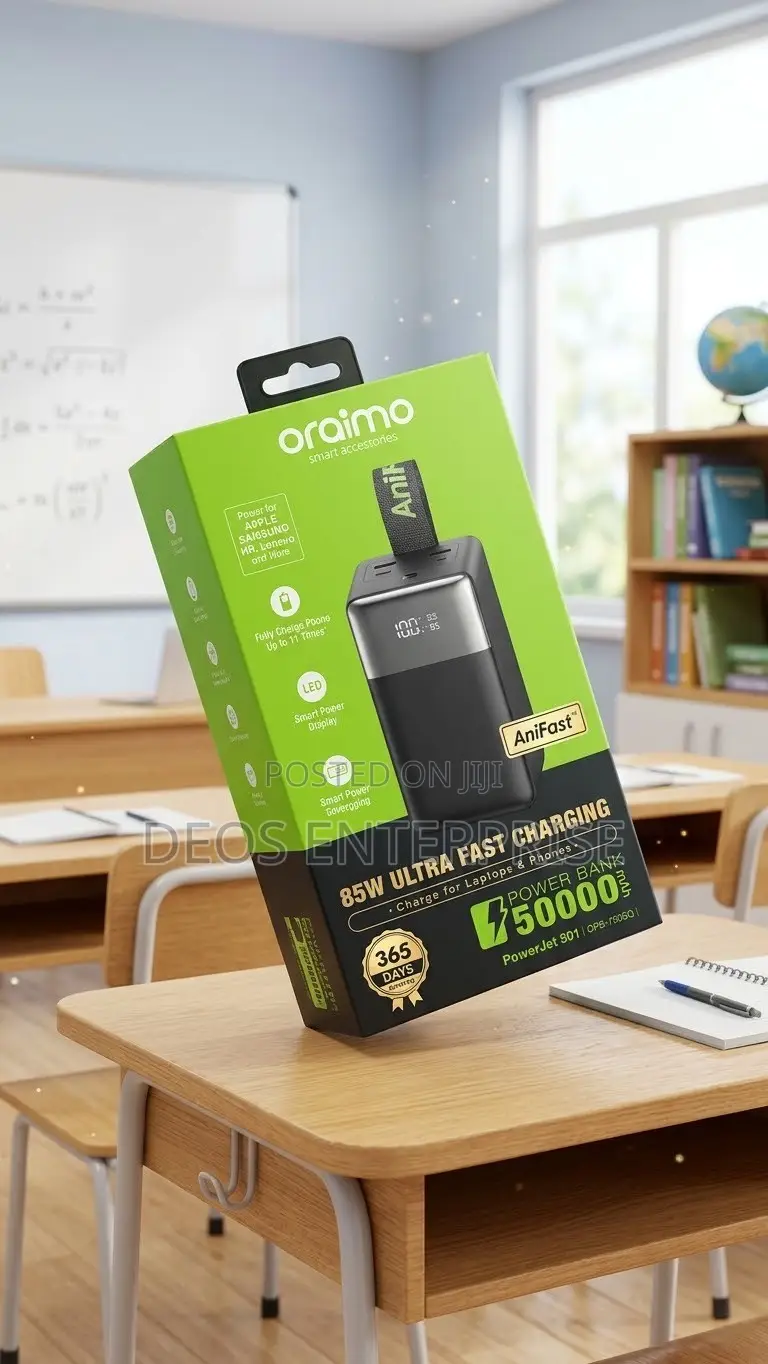 Oraimo Laptop and Phone Chargers