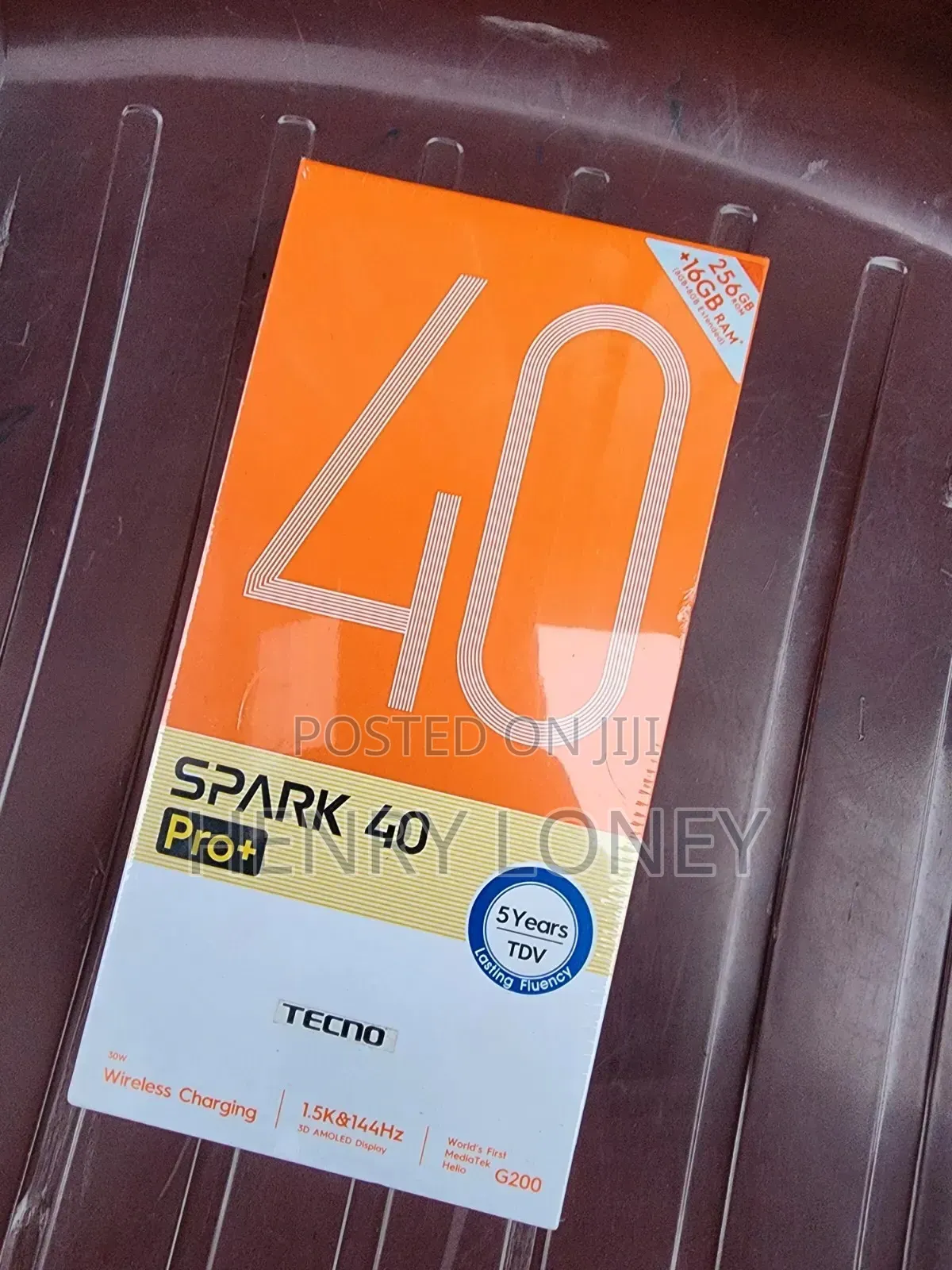 New Tecno Spark 40 Pro+ 256 GB Black