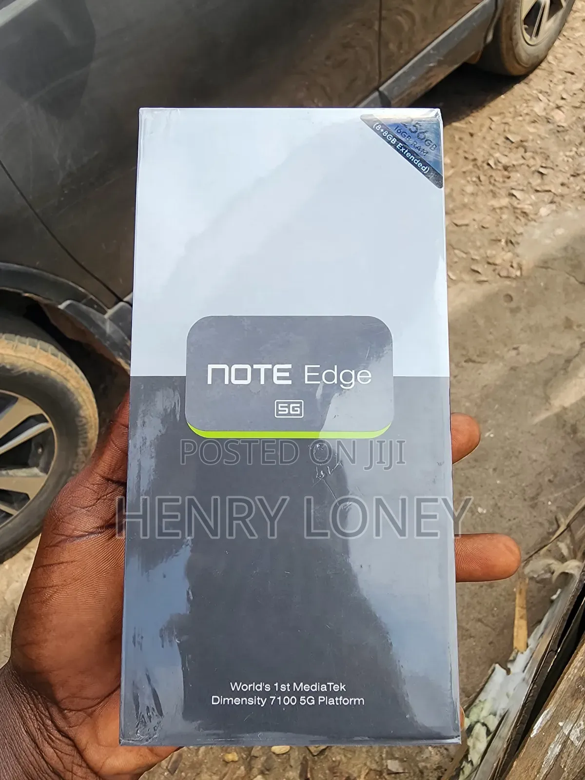 New Infinix Note Edge 256 GB Black