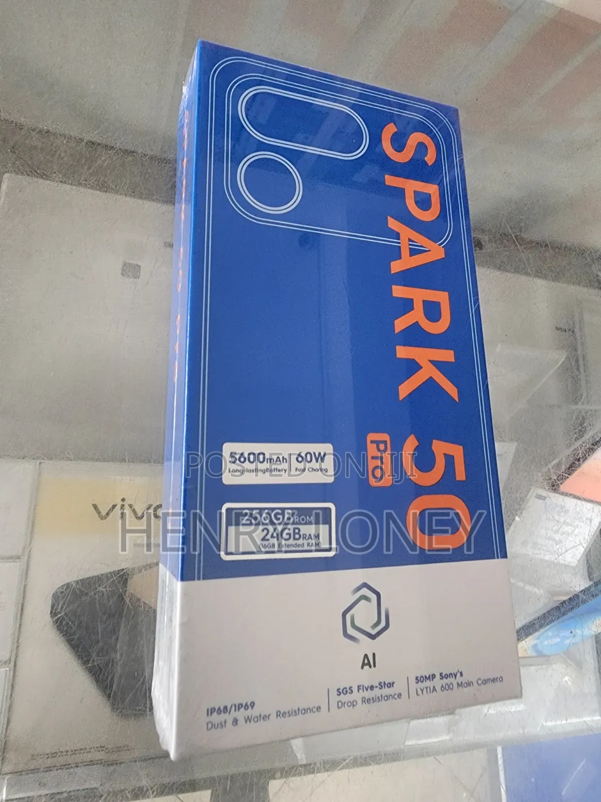 New Tecno Spark 50 128 GB Black
