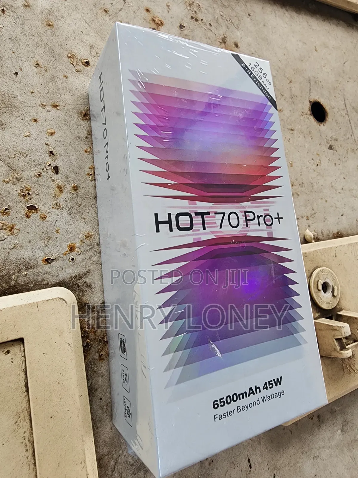 New Infinix Hot 70 Pro 5G+ 256 GB Black