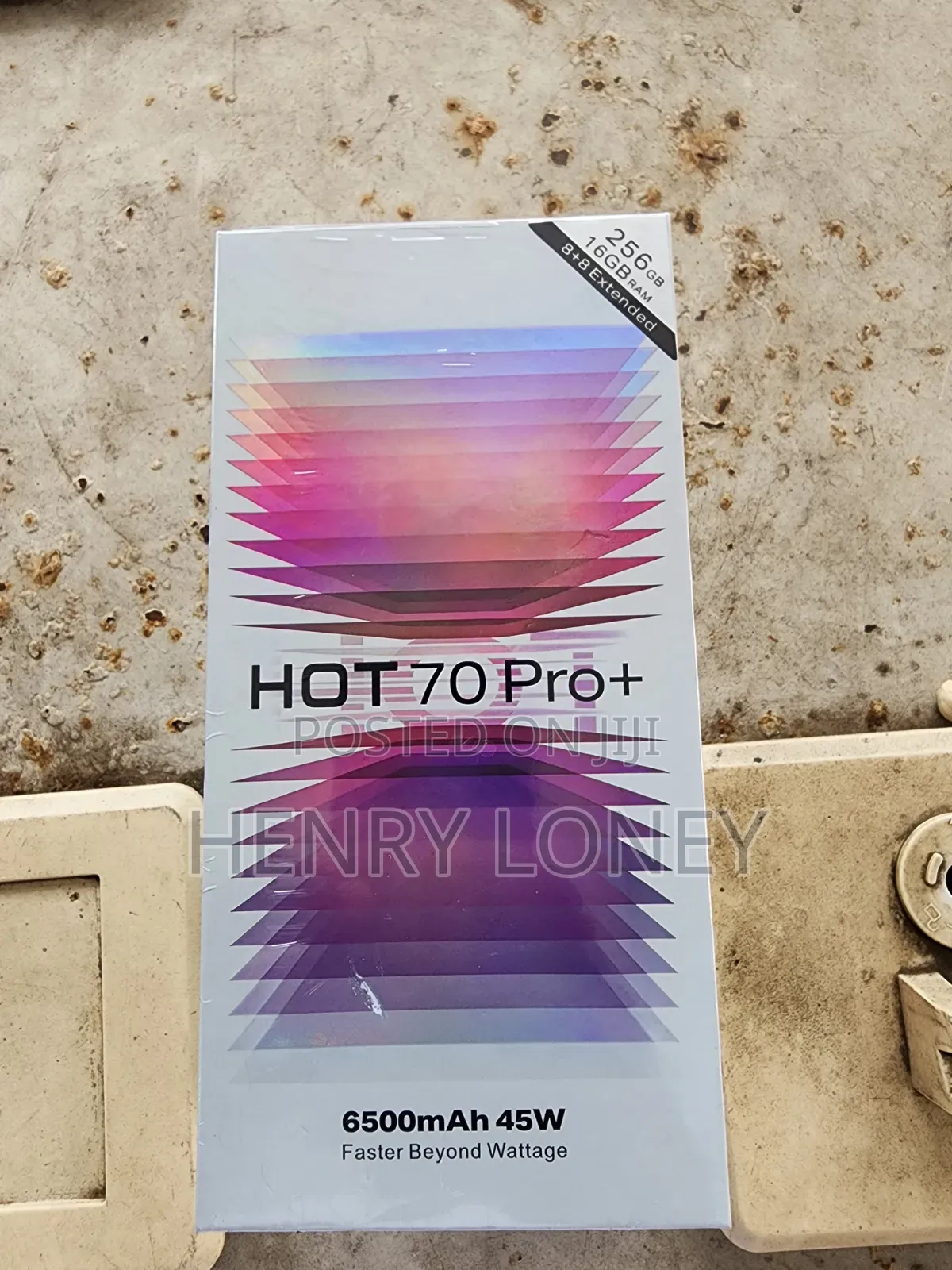 New Infinix Hot 70 Pro 5G+ 256 GB Black
