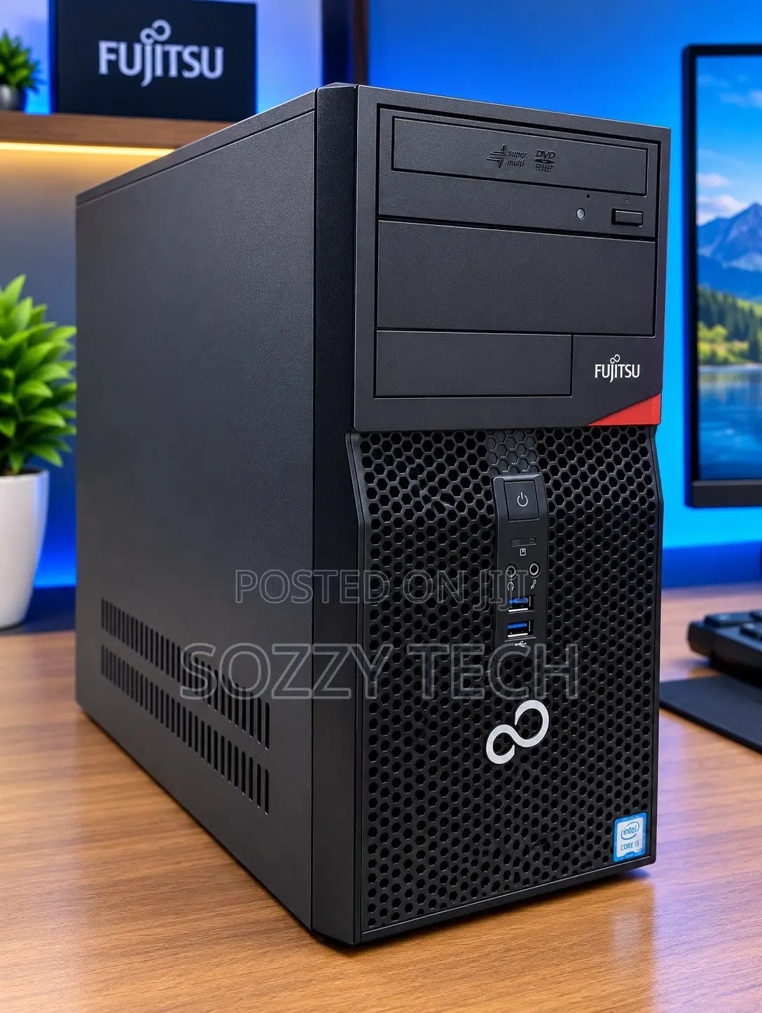 Desktop Computer Fujitsu 8GB Intel Core i7 SSD 256GB