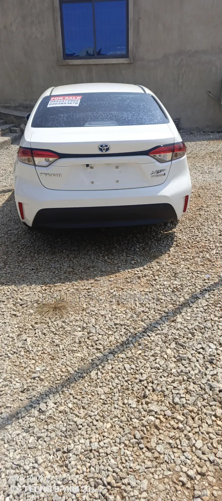 Toyota Corolla Hybrid 2023 White