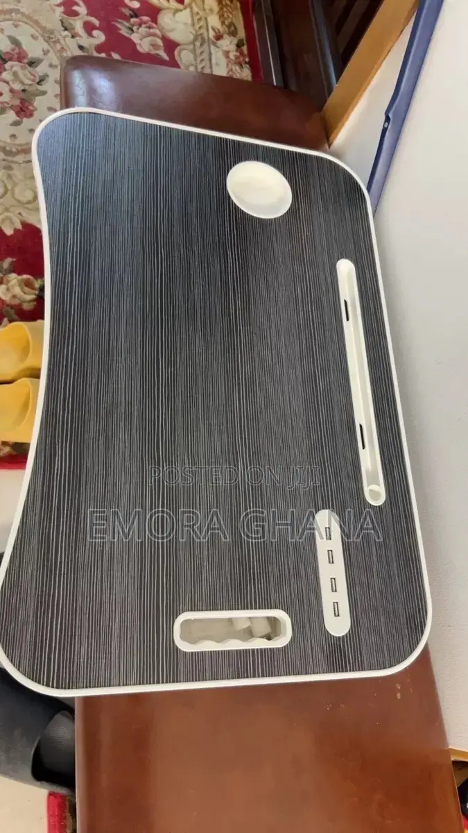 Foldable Laptop & Bed Table With Drawer, USB and Fan