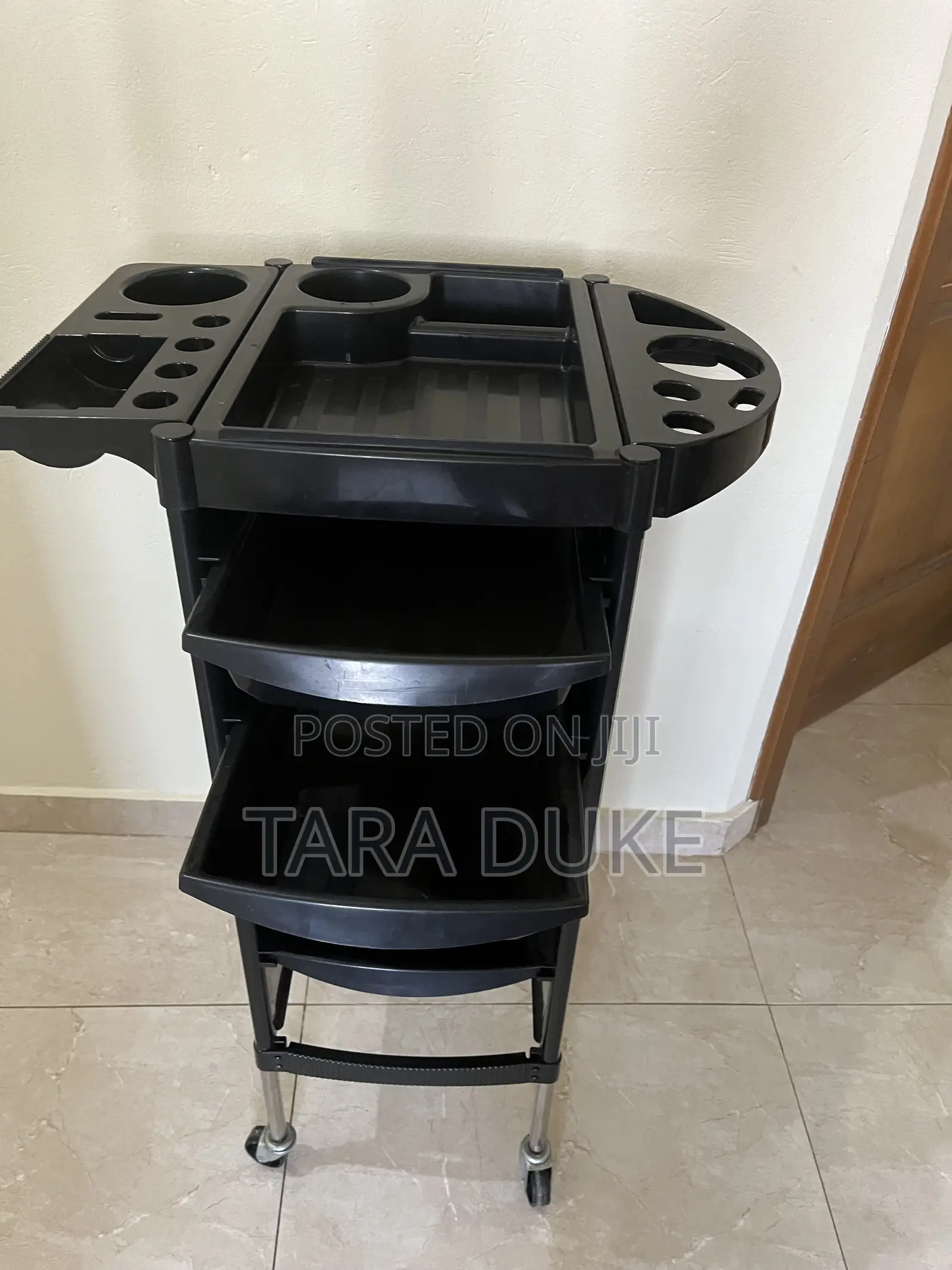 Beautiful Black Salon Trolley