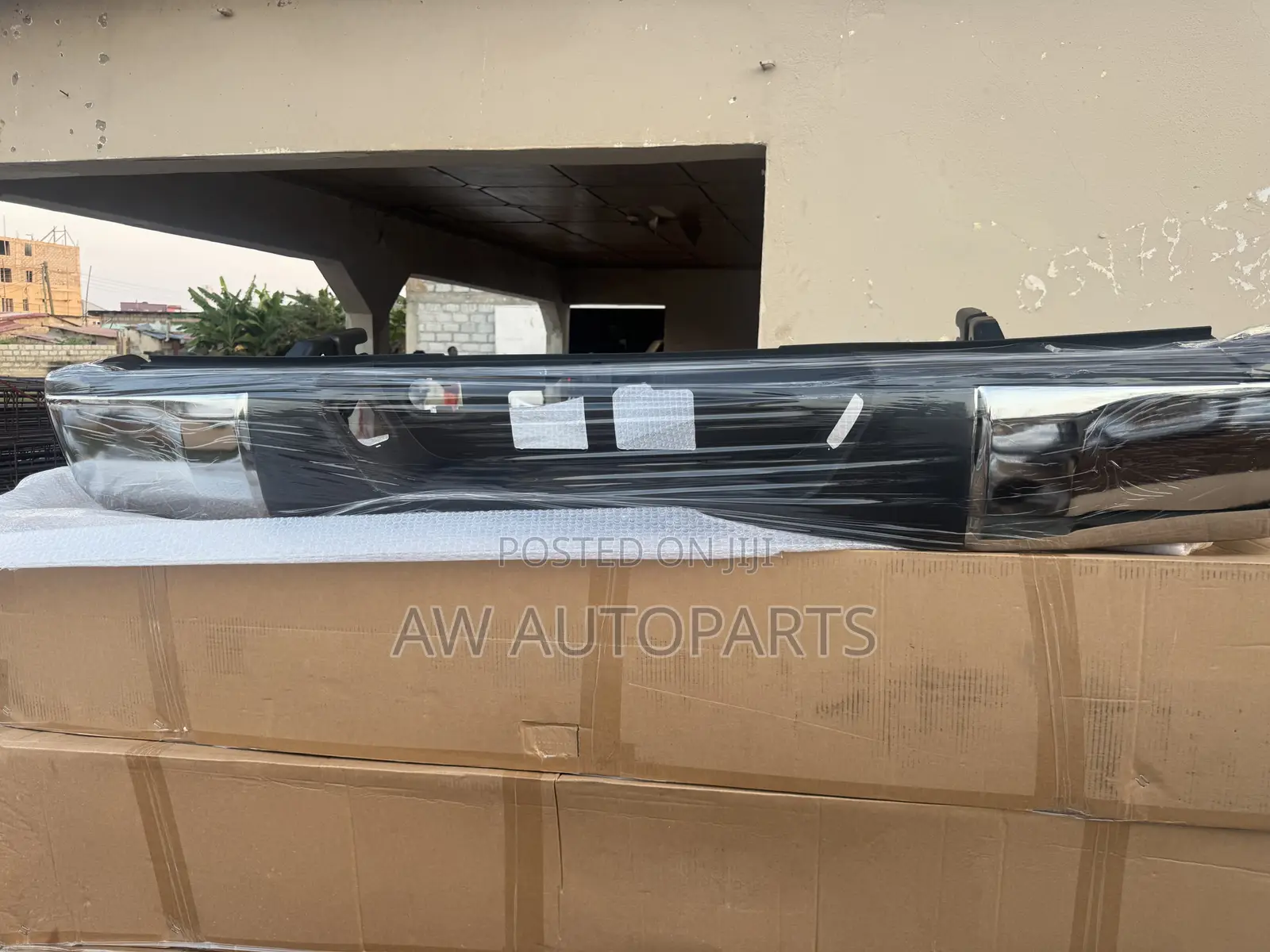 Toyota Tundra 2014-2021 Rear Bumper Black Chrone Black