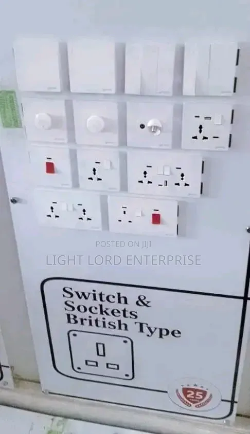 BRB Verities of Double Muiti and Socket and Switches