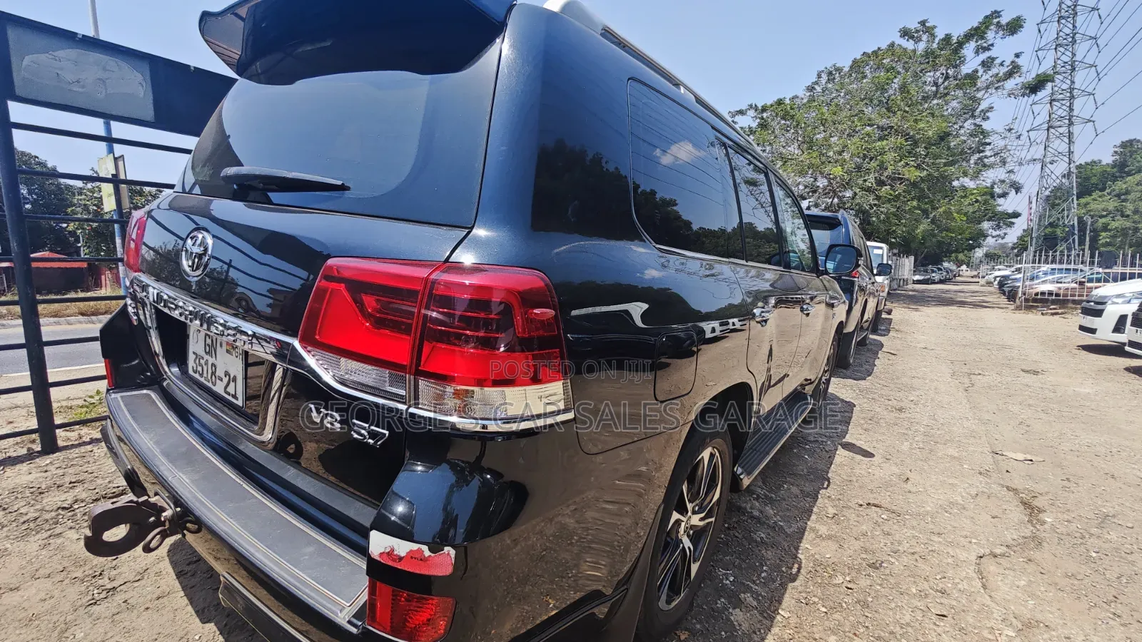 Toyota Land Cruiser 5.7 V8 VX-S 2021 Black