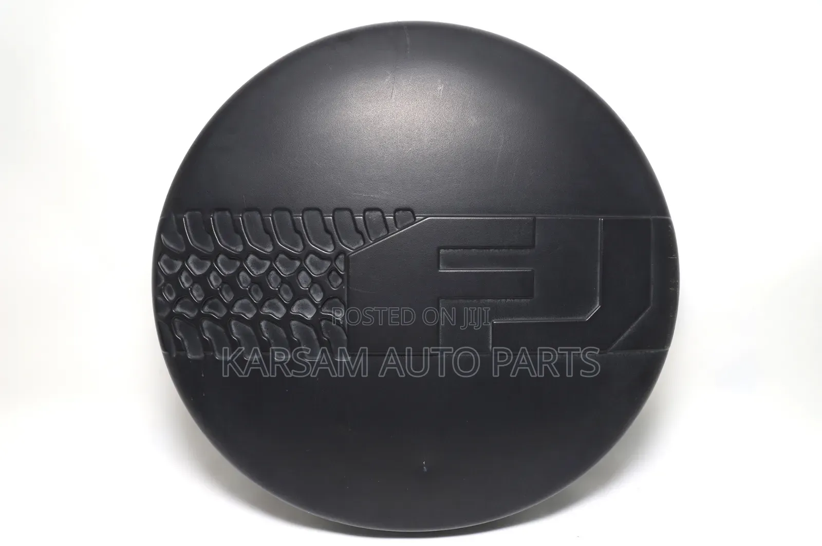 Black Hard Shell Spare Tire Cover Designed for Toyota FJ Cruiser