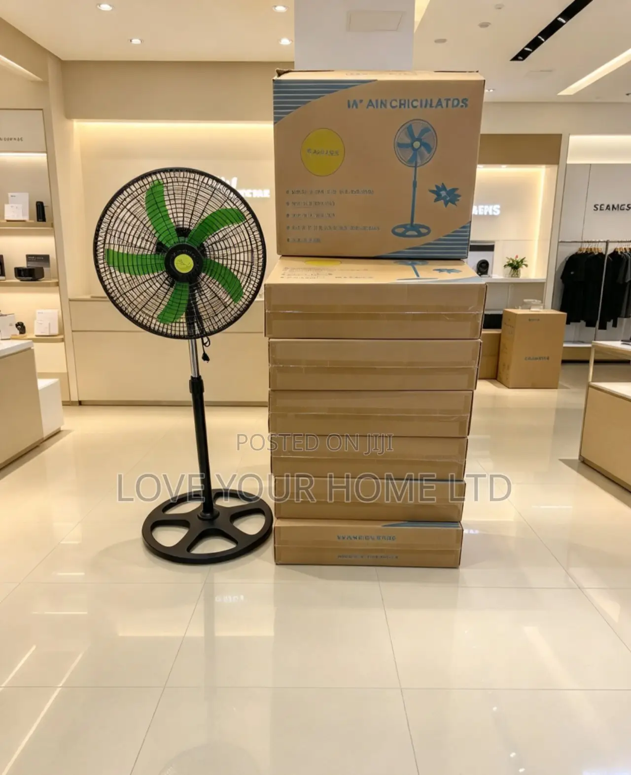 18 Inch Standing Air Circulator Fan – 3 Speed Floor Fan