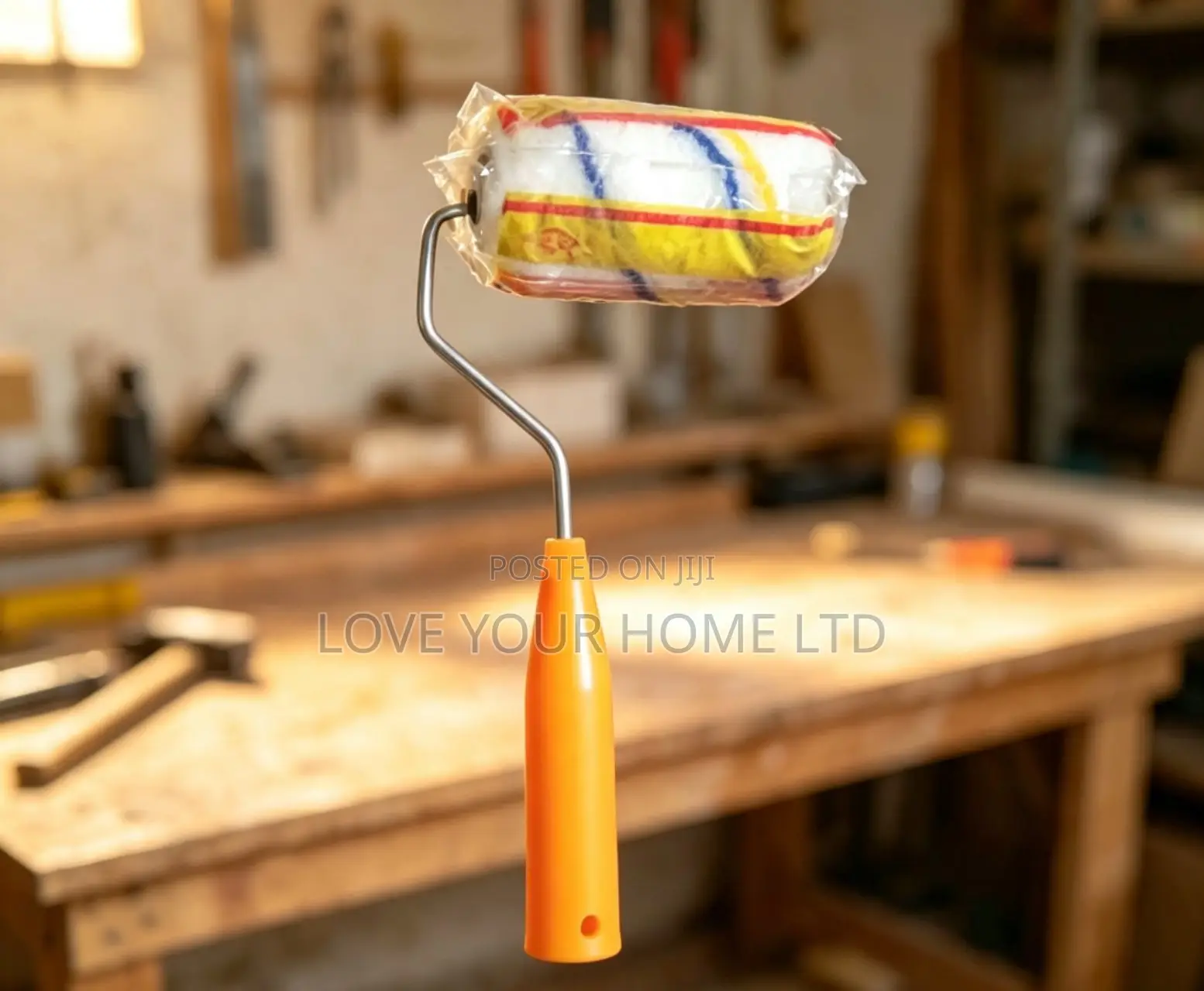Paint Roller With Handle – 10 Pieces