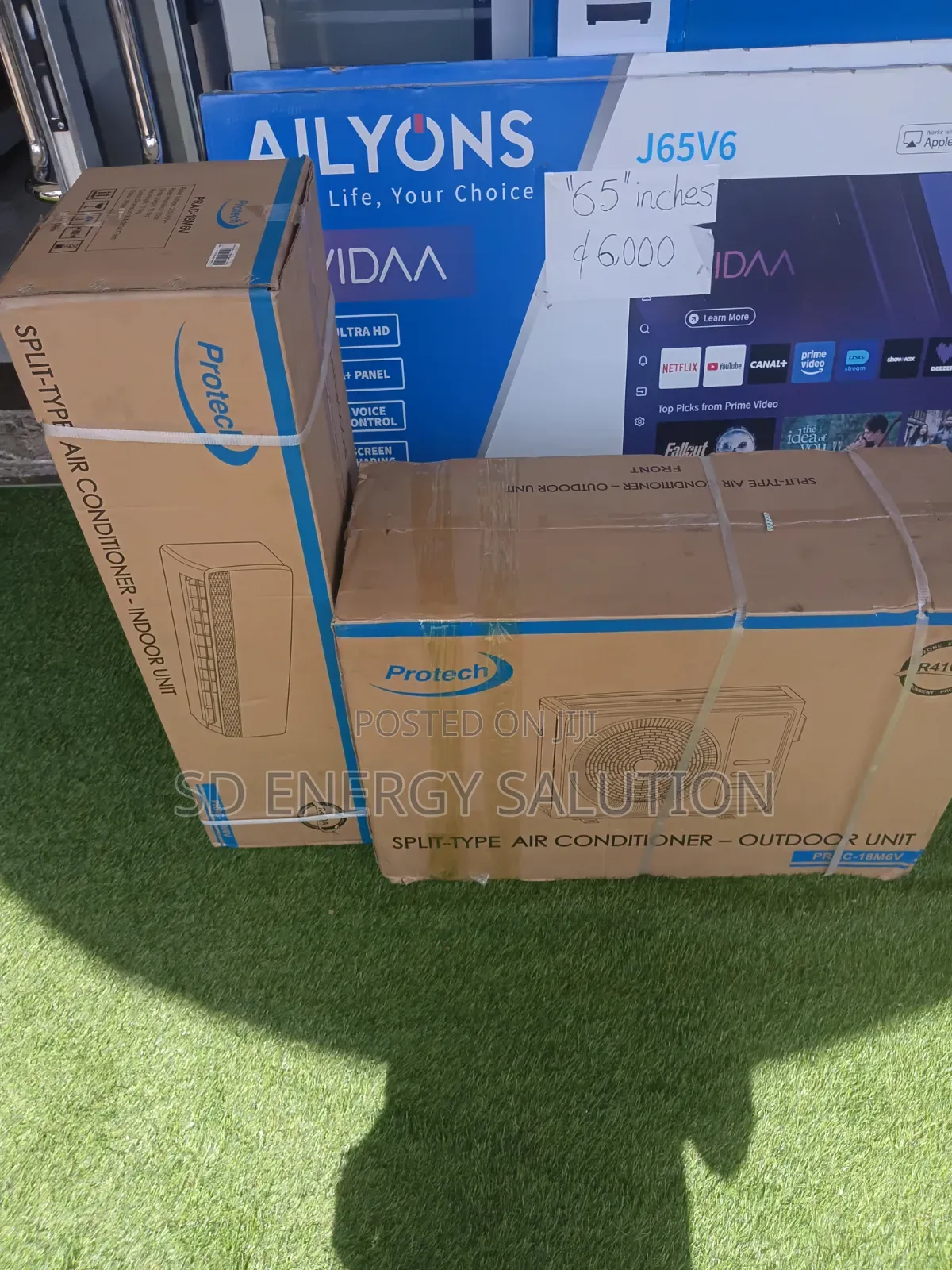 Protech 2.0HP Non - Inverter Spilt AC Cooling,100% Copper Coil