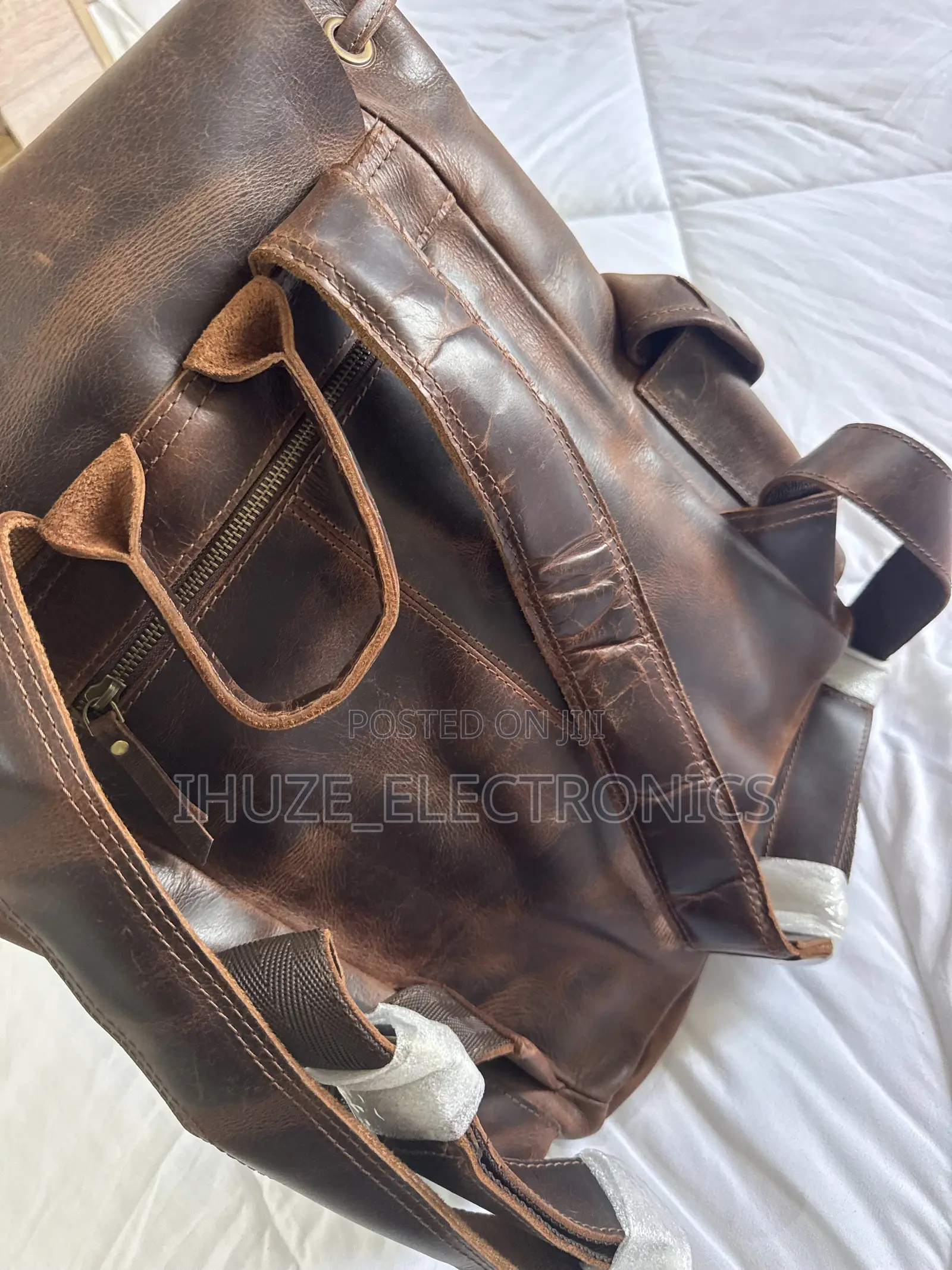 Dakota Buffalo Leather Backpack - Emerson Leather