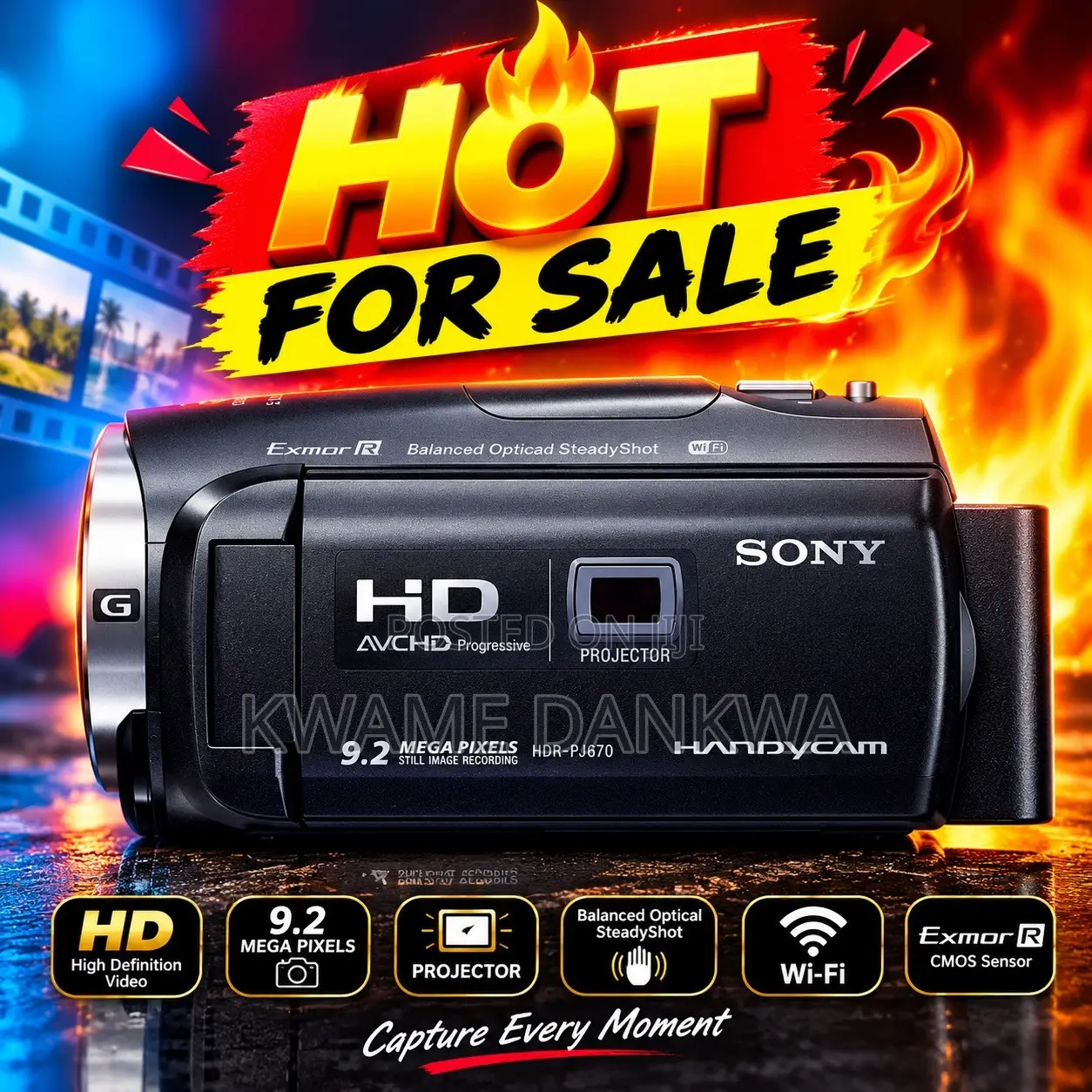 Sony HDR Pj670 Camcorder