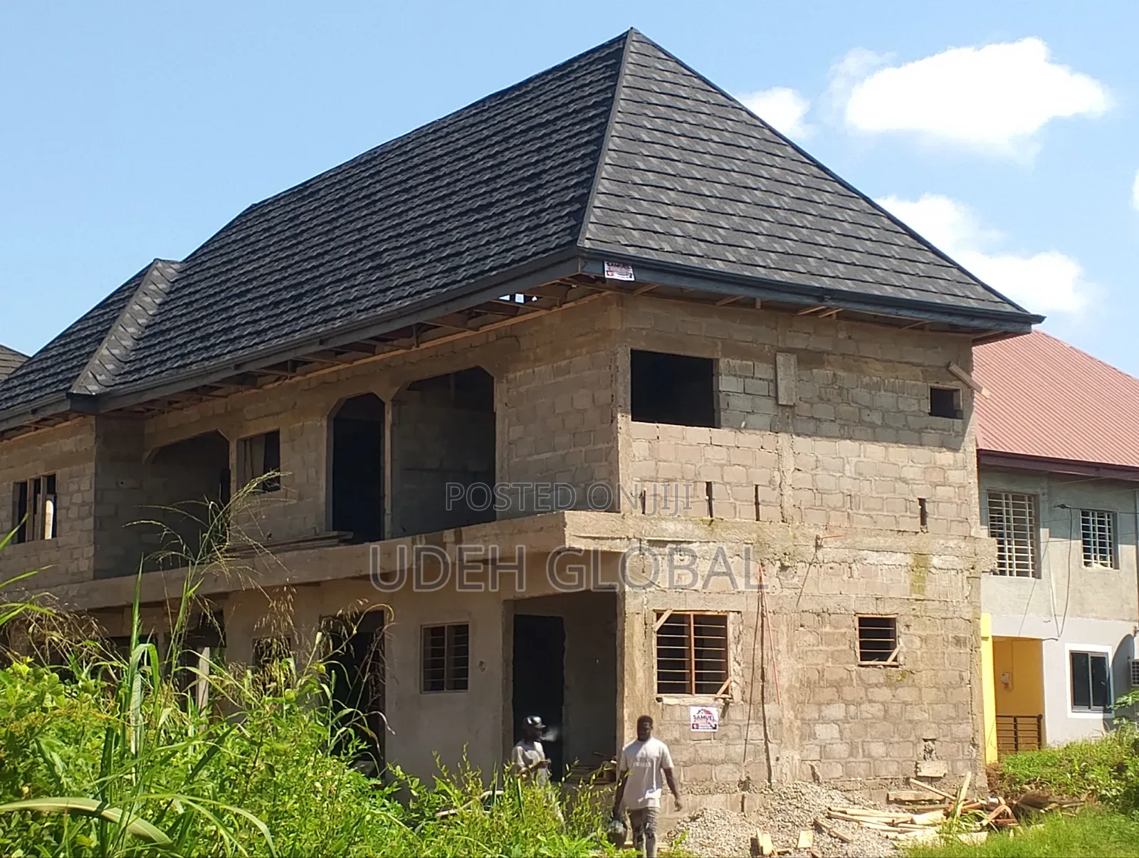 Wood Work and Euro Tile's Roofing Sheets and Rain Gutters Installation
