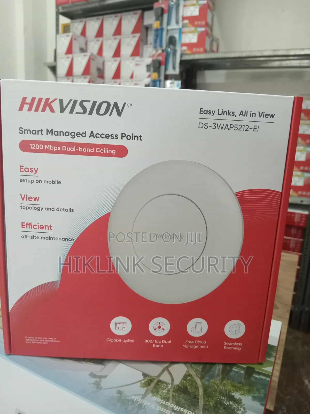 Hikvision 1200 MBPS Dual Band Ceiling Access Point