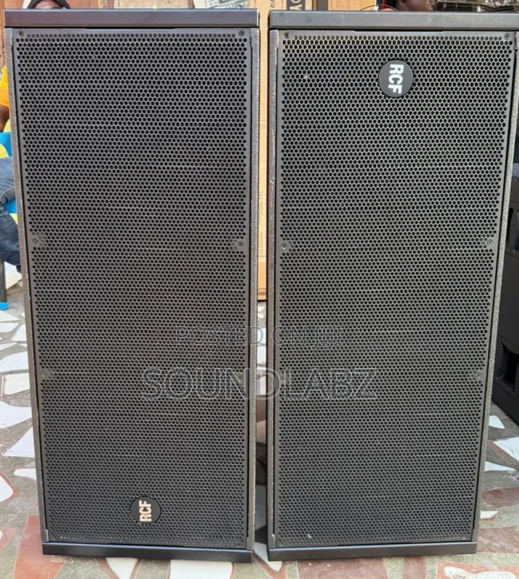 Pair of RCF 12inches Line Array Speakers (2×12inches)