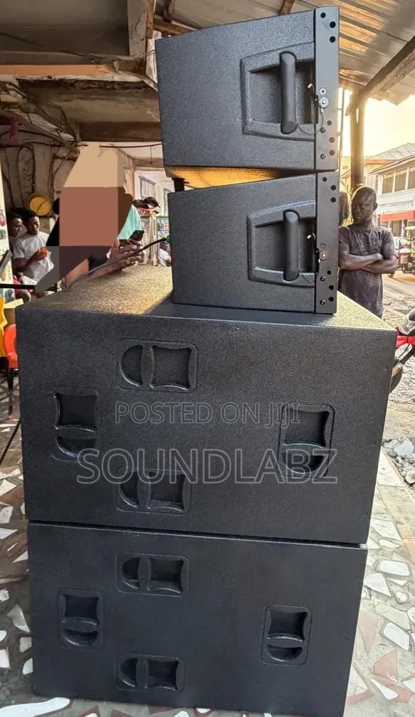 RCF Double Bass Speakers and 12inches Line Arrays Speakers