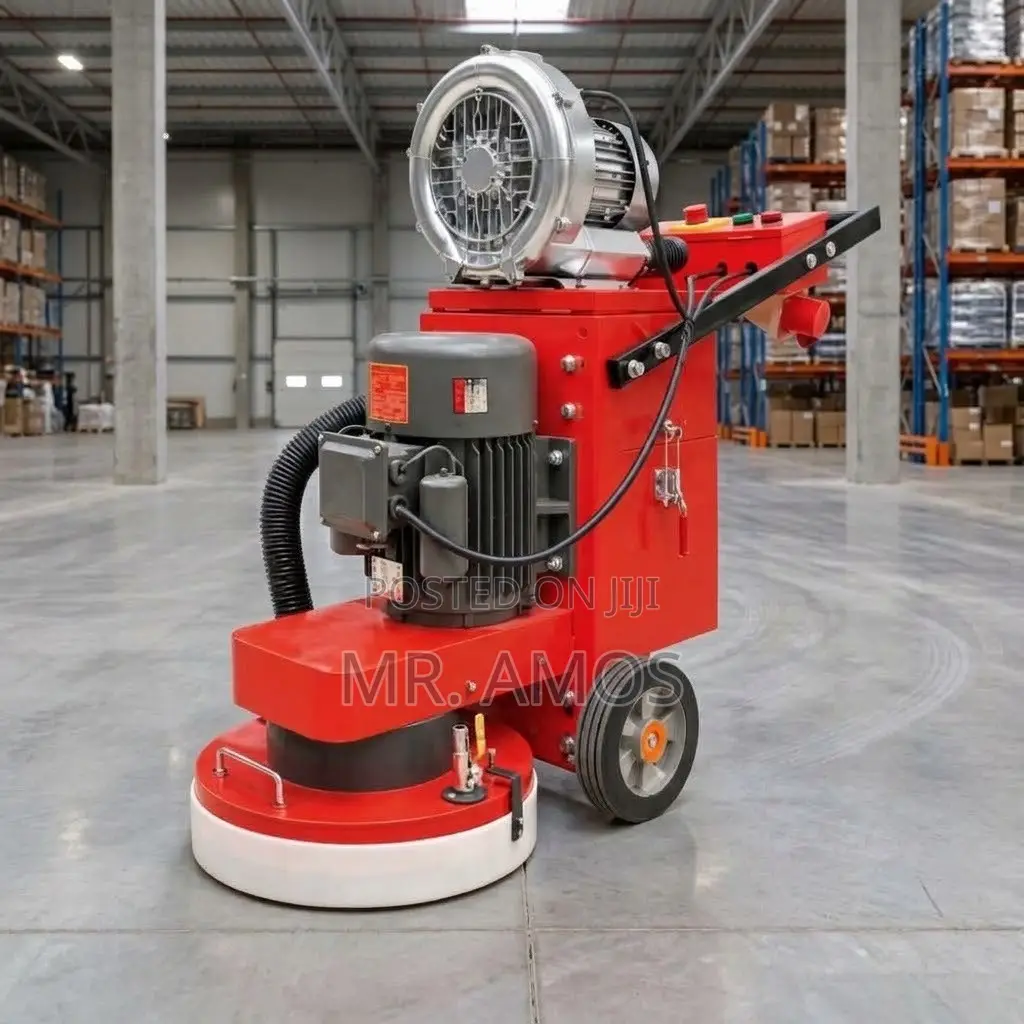 Concrete Grinder With Built in Vacuum Cleaner 4kw 380v +Sand Paper