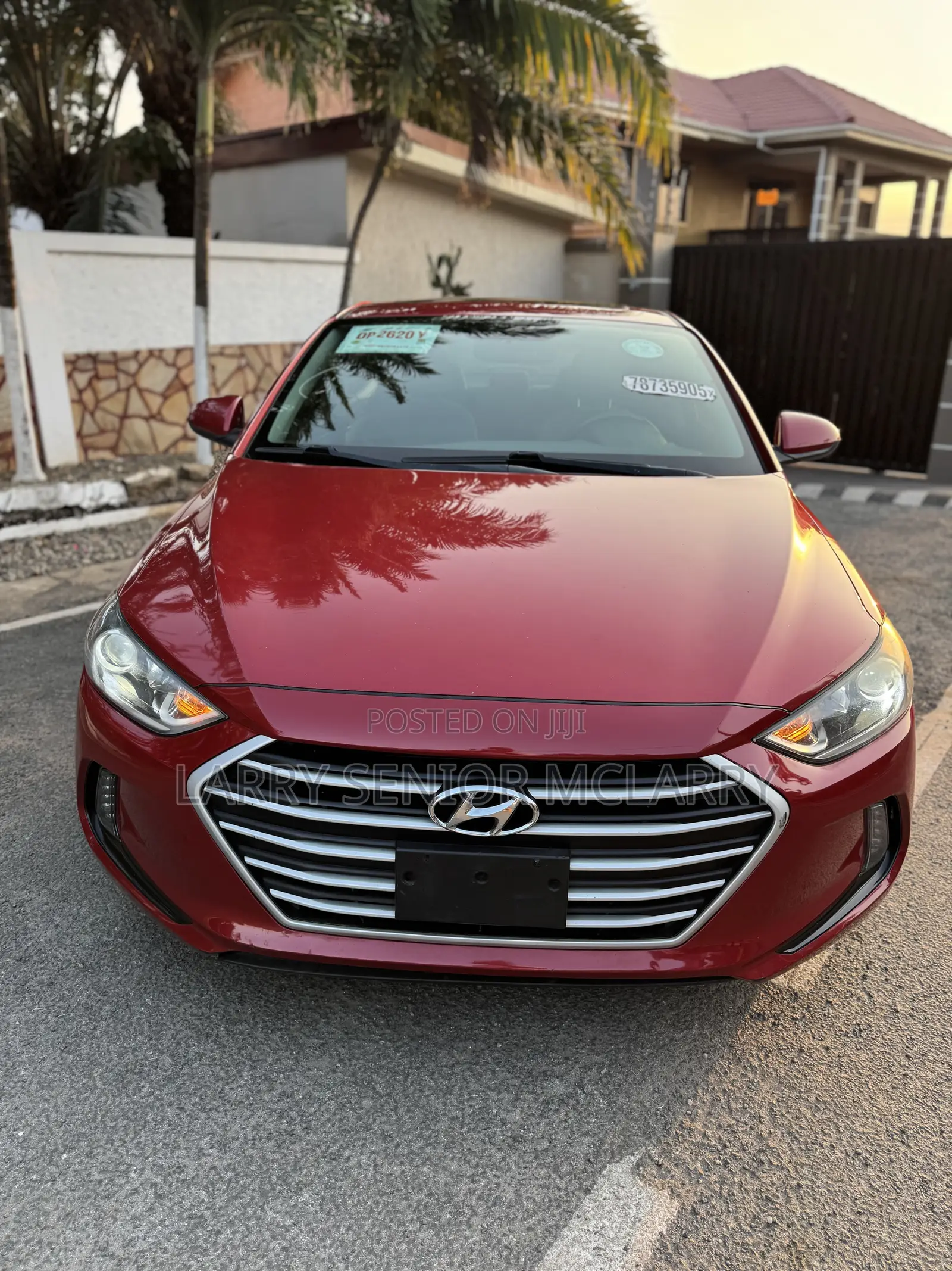 Hyundai Elantra Limited 2018 Red