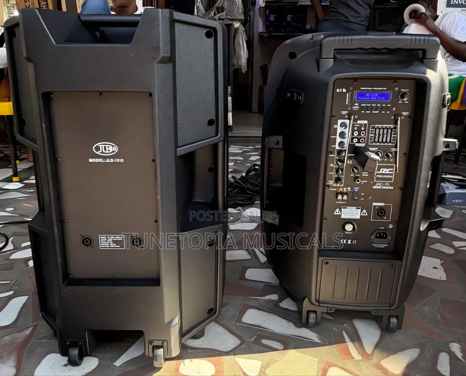 Jac Bluetooth Speaker With Passive Speaker & Cables With Mics