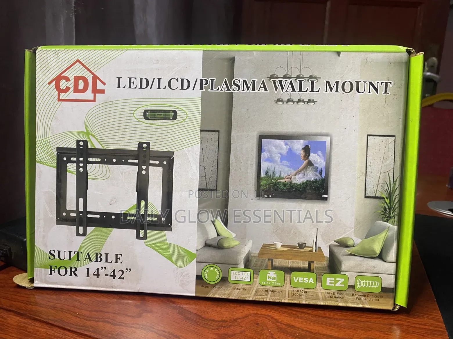 CDL 14–42" Fixed TV Wall Mount