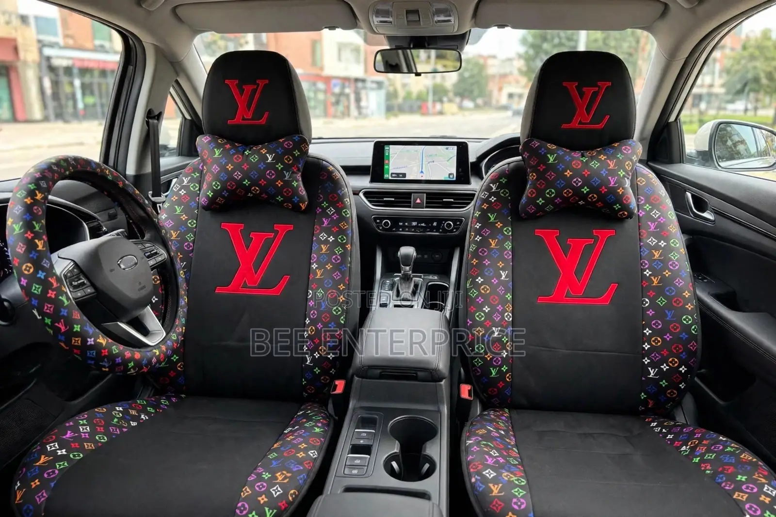 Luxury LV Design Full Seat Seat Cover Set