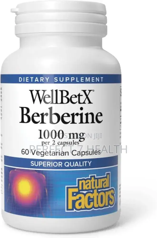 WellBetX Berberine, (500 Mg/Capsule) Blood Sugar Balance, 60 Veg Caps