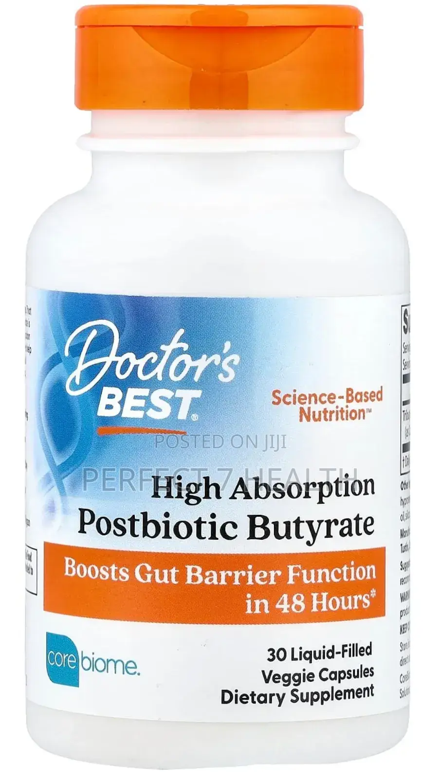 Postbiotic Butyrate, Trybutyrin 300mg, Stomach/Gut Health, 30 Veg Caps