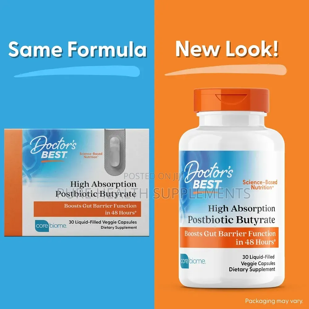 Postbiotic Butyrate, Trybutrin 300mg, Stomach/Gut Health, 30 Veg Caps