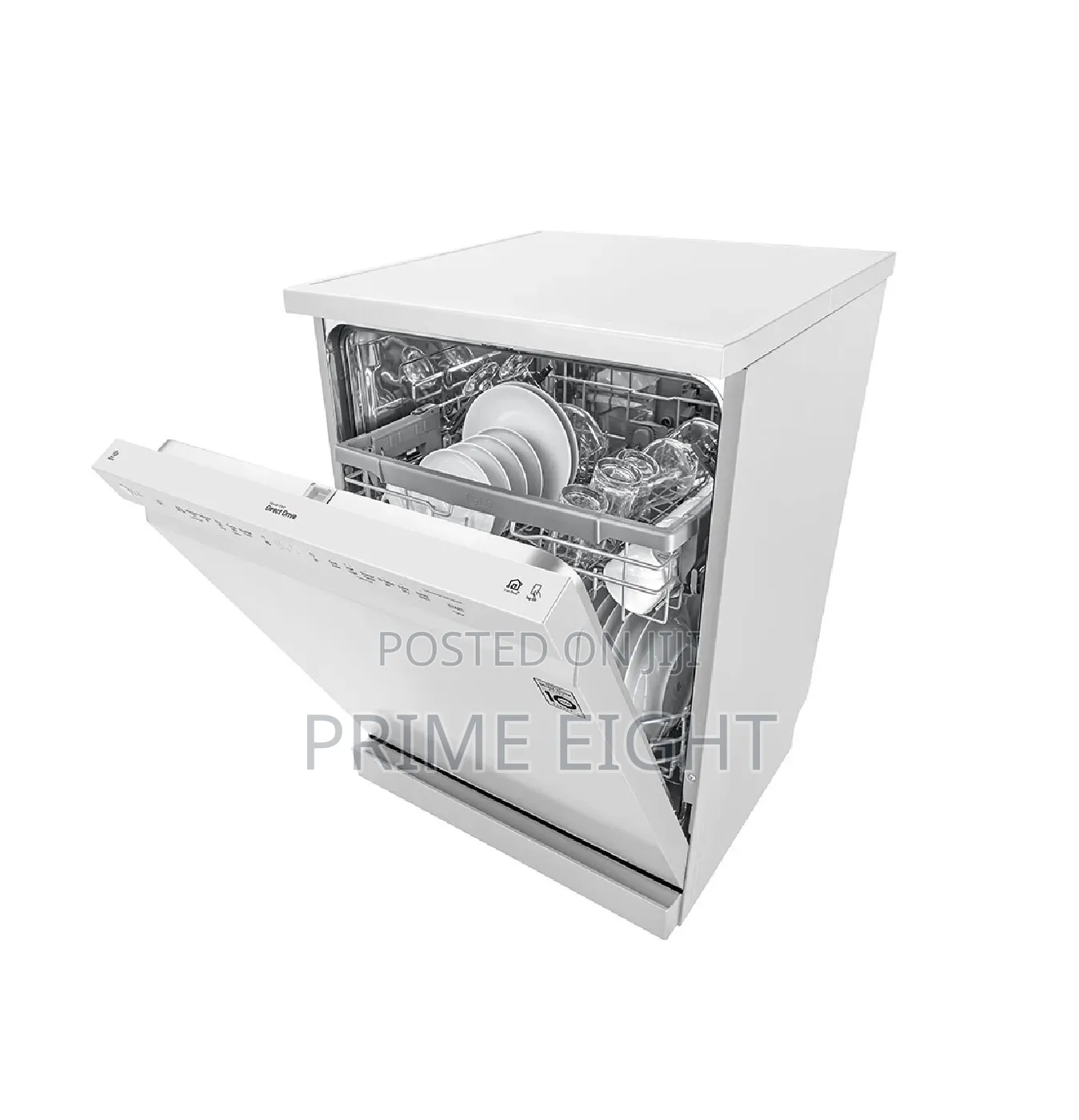 LG 14 Place Settings Free Standing Dishwasher With 9 Programs DFB512FW