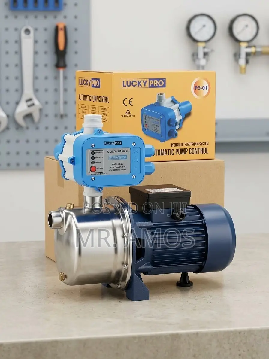 Luckypro 1HP Self Priming Stainless Steel Water Pump