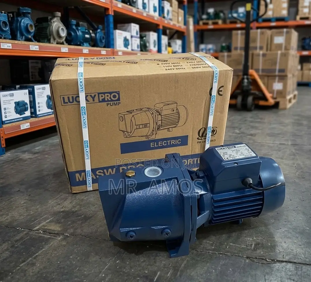 Luckypro 1hp Self-Priming Cast Surface Water Pump