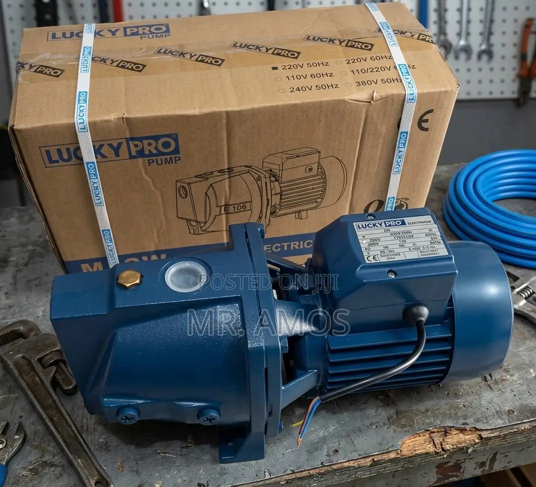 Luckypro 1hp Self-Priming Cast Surface Water Pump